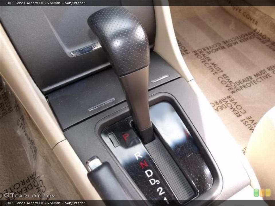 Ivory Interior Transmission for the 2007 Honda Accord LX V6 Sedan #37825466