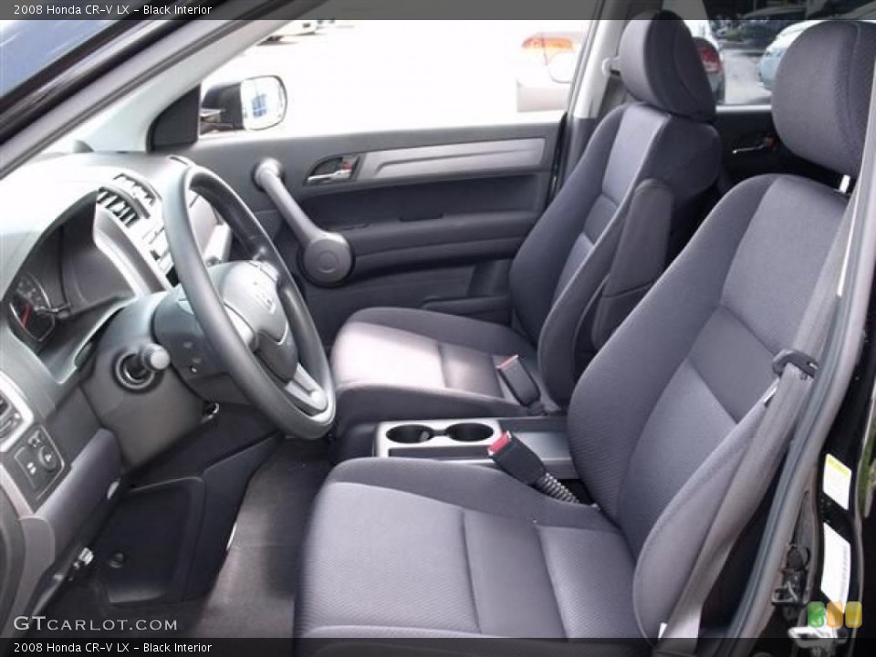Black Interior Photo for the 2008 Honda CR-V LX #37826594