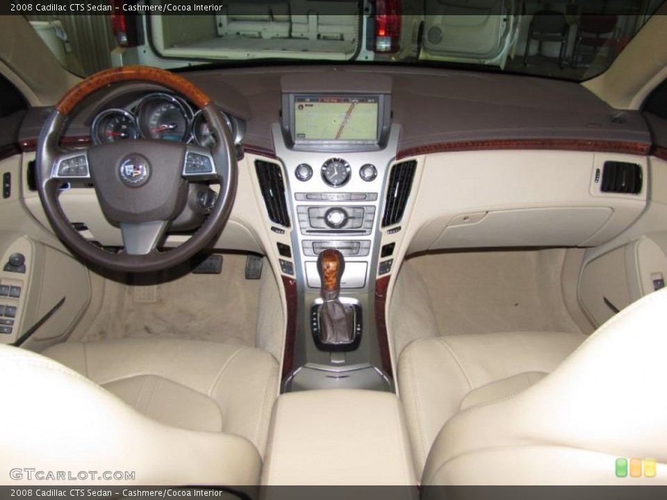 Cashmere/Cocoa Interior Photo for the 2008 Cadillac CTS Sedan #37830118