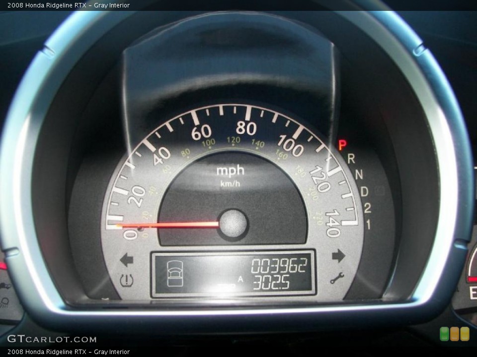 Gray Interior Gauges for the 2008 Honda Ridgeline RTX #37830938