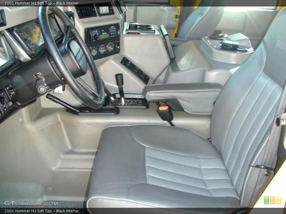 Black Interior Photo for the 2001 Hummer H1 Soft Top #37837878