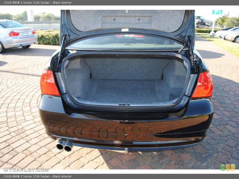 Black Interior Trunk for the 2009 BMW 3 Series 328i Sedan #37840575