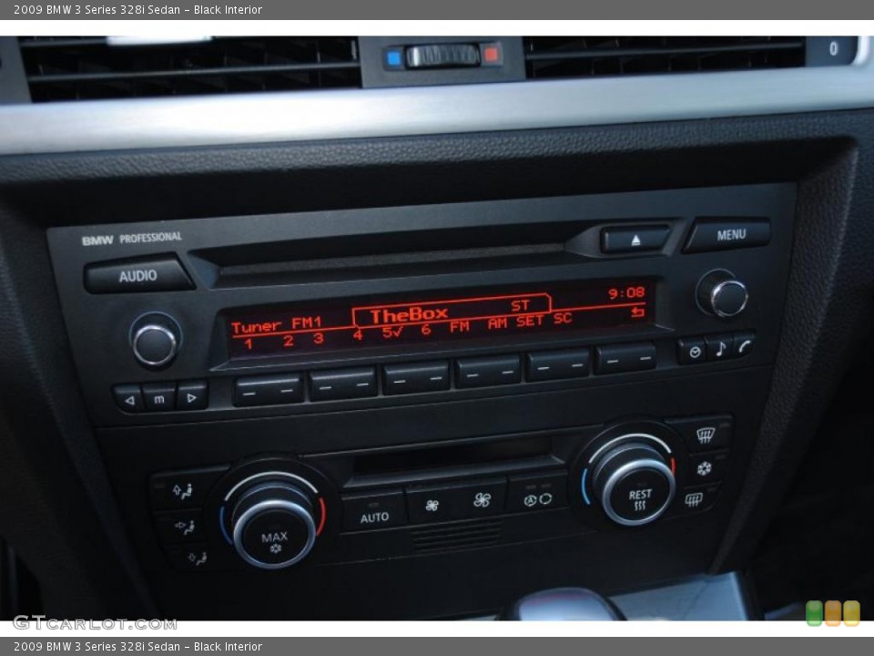 Black Interior Controls for the 2009 BMW 3 Series 328i Sedan #37840659