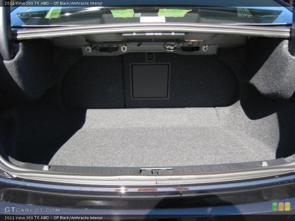 Off Black/Anthracite Interior Trunk for the 2011 Volvo S60 T6 AWD #37843247