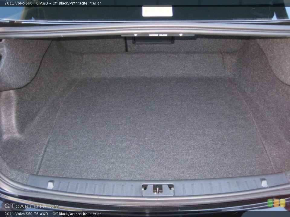 Off Black/Anthracite Interior Trunk for the 2011 Volvo S60 T6 AWD #37843263