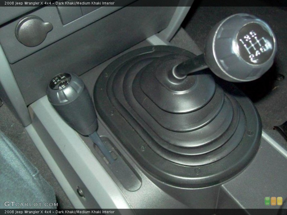 Dark Khaki/Medium Khaki Interior Transmission for the 2008 Jeep Wrangler X 4x4 #37843519