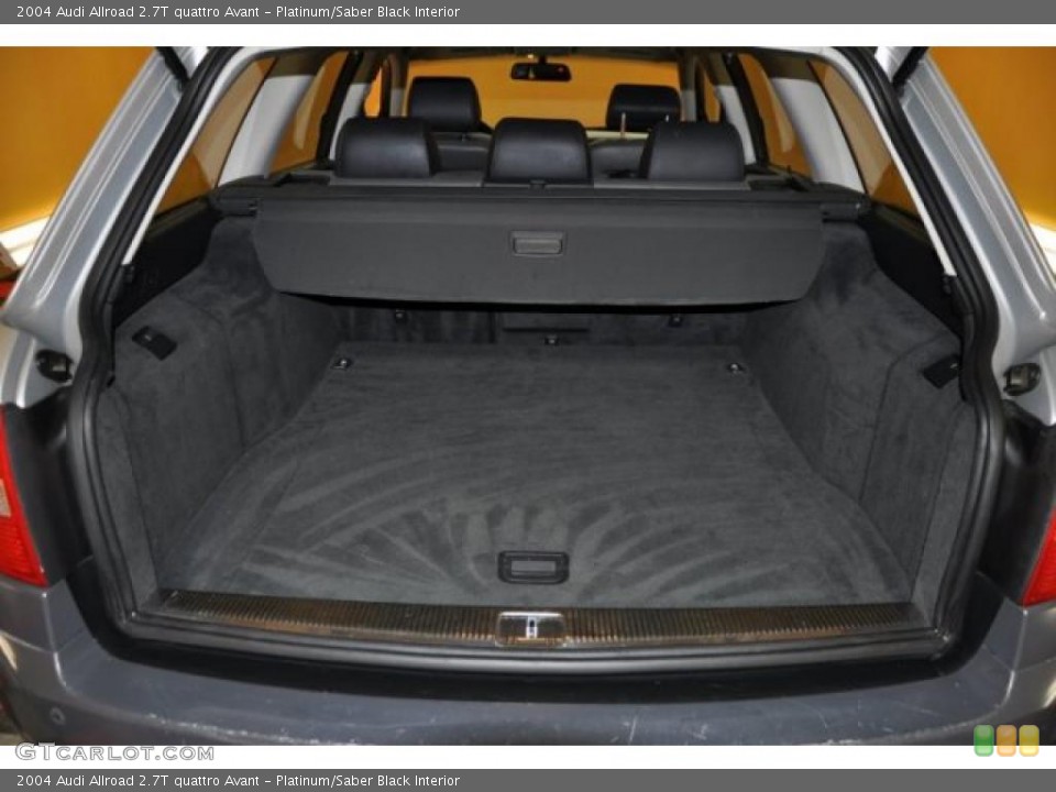 Platinum/Saber Black Interior Trunk for the 2004 Audi Allroad 2.7T quattro Avant #37844843