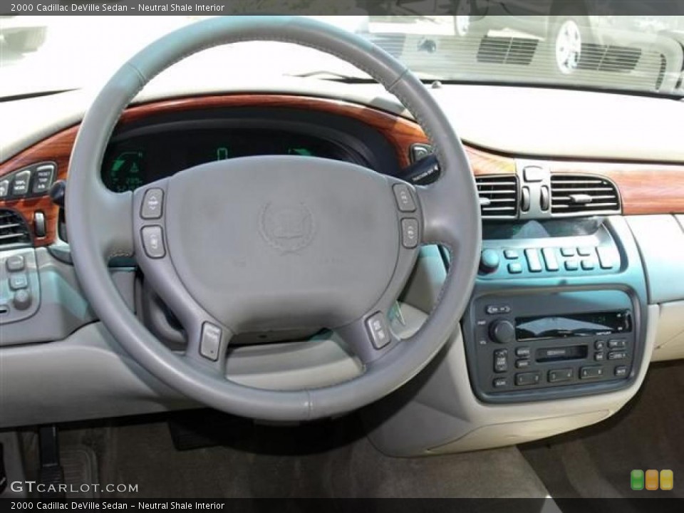 Neutral Shale Interior Steering Wheel for the 2000 Cadillac DeVille Sedan #37845779