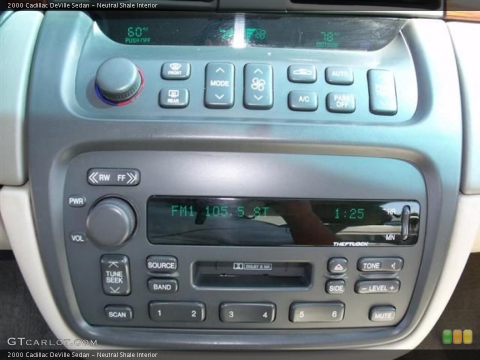 Neutral Shale Interior Controls for the 2000 Cadillac DeVille Sedan #37845867
