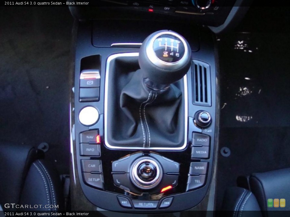Black Interior Transmission for the 2011 Audi S4 3.0 quattro Sedan #37846759