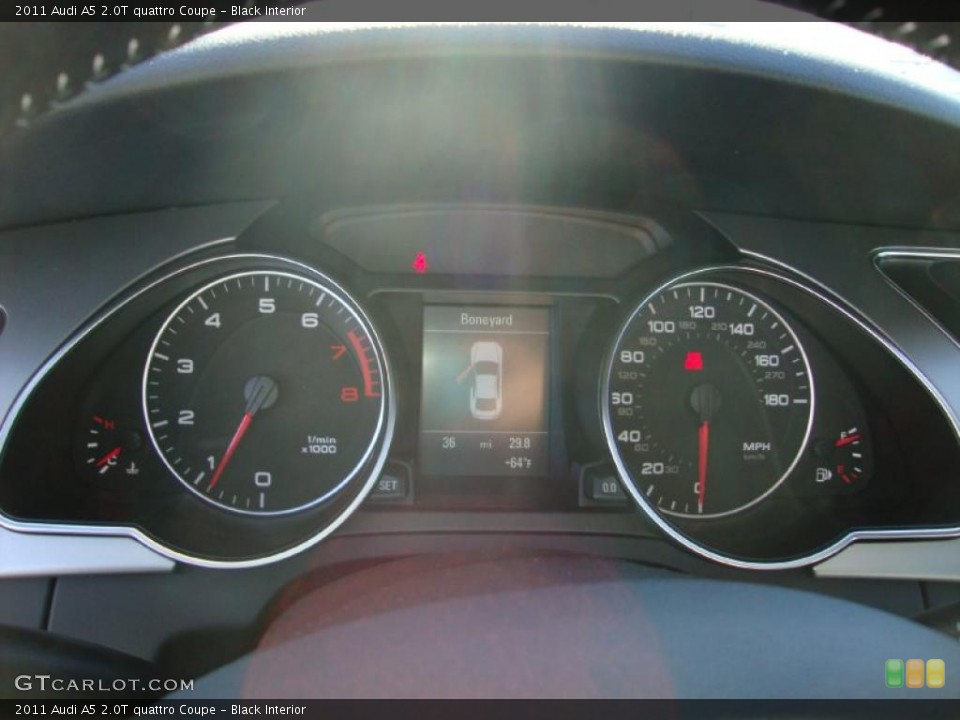 Black Interior Gauges for the 2011 Audi A5 2.0T quattro Coupe #37847363