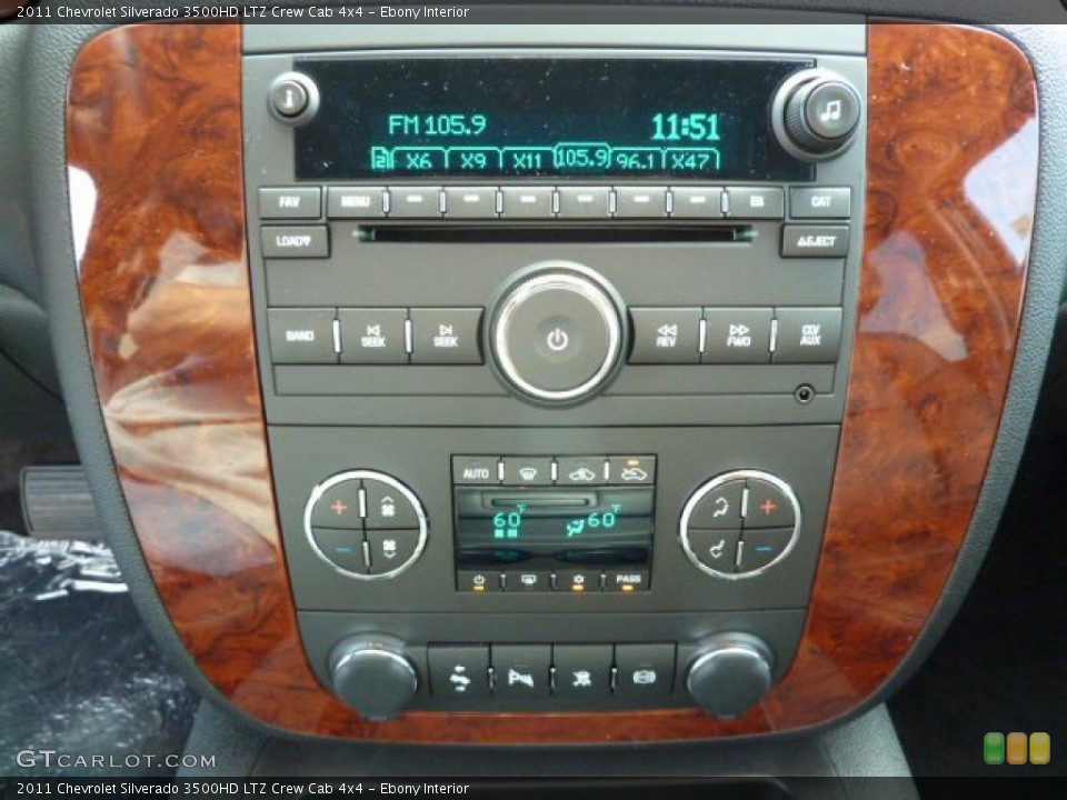 Ebony Interior Photo for the 2011 Chevrolet Silverado 3500HD LTZ Crew Cab 4x4 #37849419