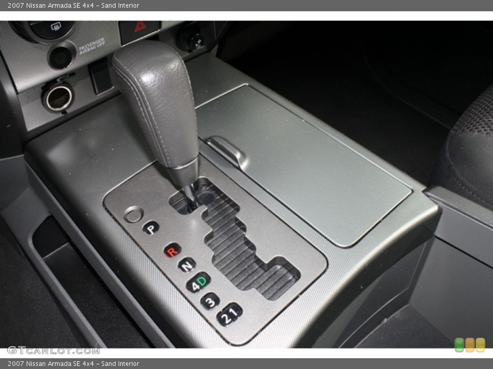 Sand Interior Transmission for the 2007 Nissan Armada SE 4x4 #37850227