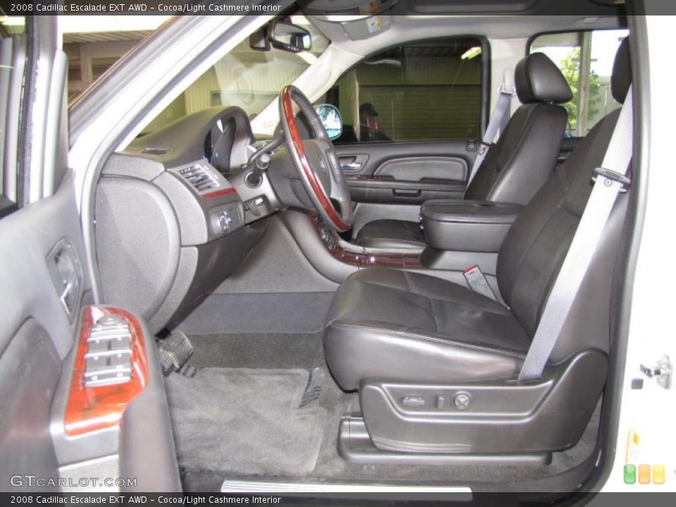 Cocoa/Light Cashmere Interior Photo for the 2008 Cadillac Escalade EXT AWD #37852927