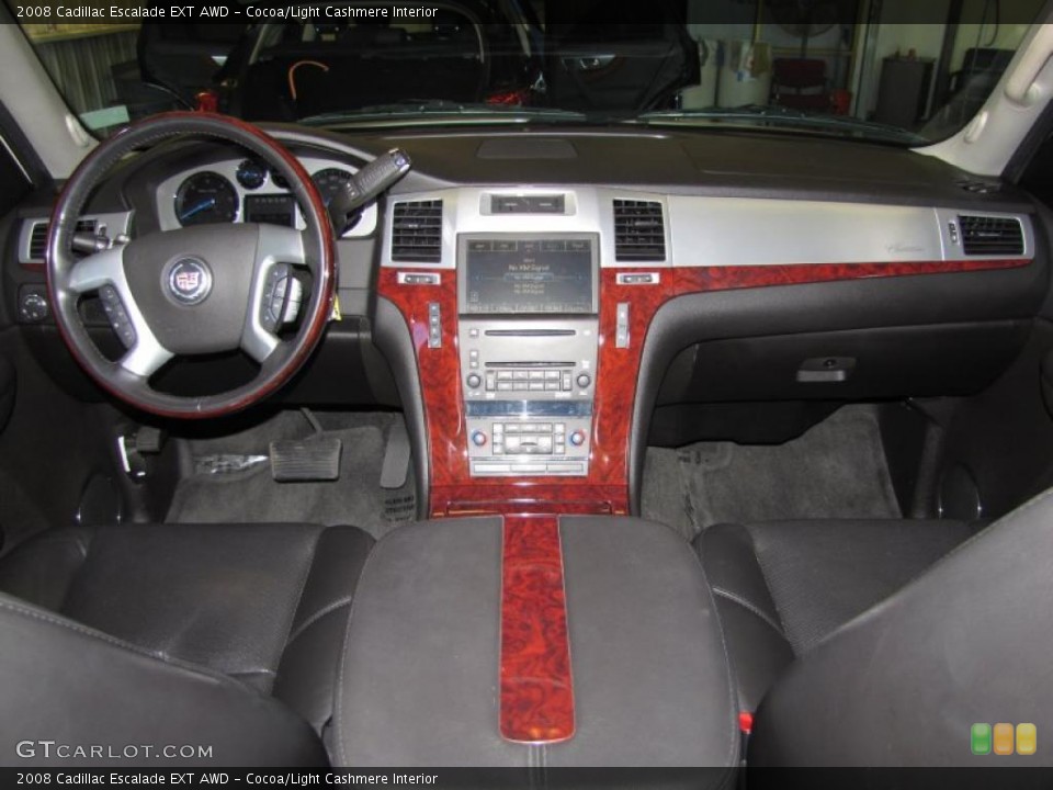 Cocoa/Light Cashmere Interior Dashboard for the 2008 Cadillac Escalade EXT AWD #37852999