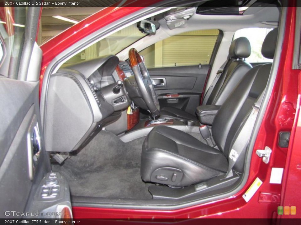 Ebony Interior Photo for the 2007 Cadillac CTS Sedan #37853599