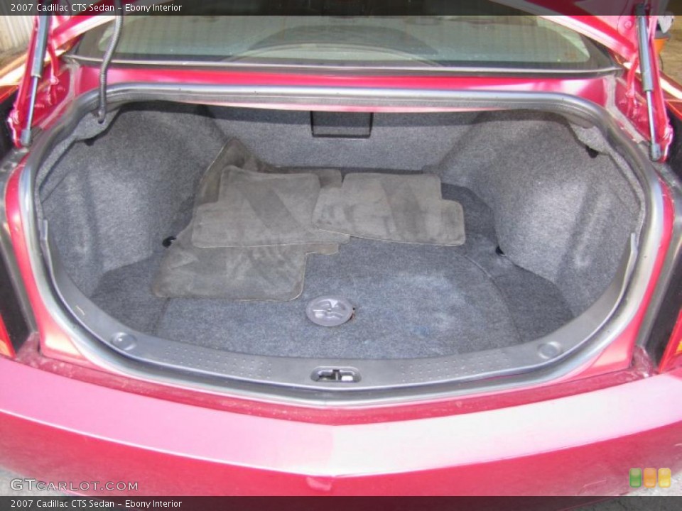 Ebony Interior Trunk for the 2007 Cadillac CTS Sedan #37853771