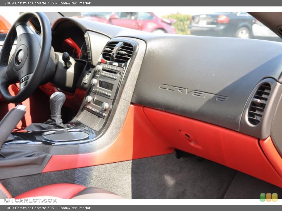 Ebony/Red Interior Photo for the 2009 Chevrolet Corvette Z06 #37856275
