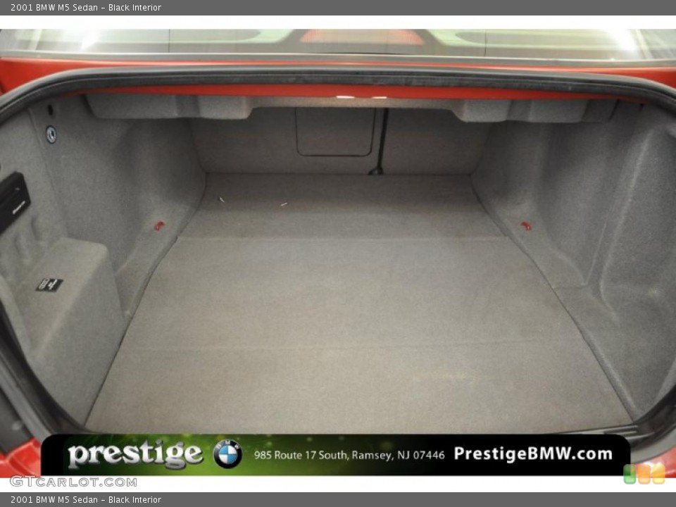 Black Interior Trunk for the 2001 BMW M5 Sedan #37858175