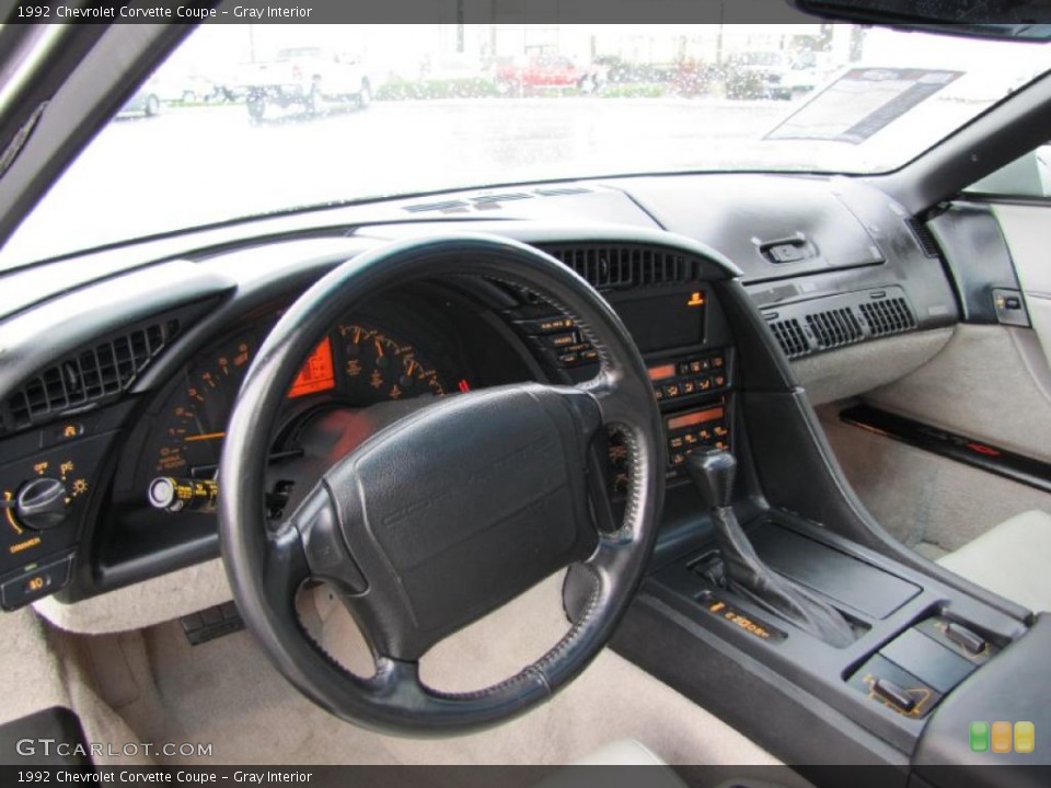 Gray Interior Steering Wheel for the 1992 Chevrolet Corvette Coupe #37858375