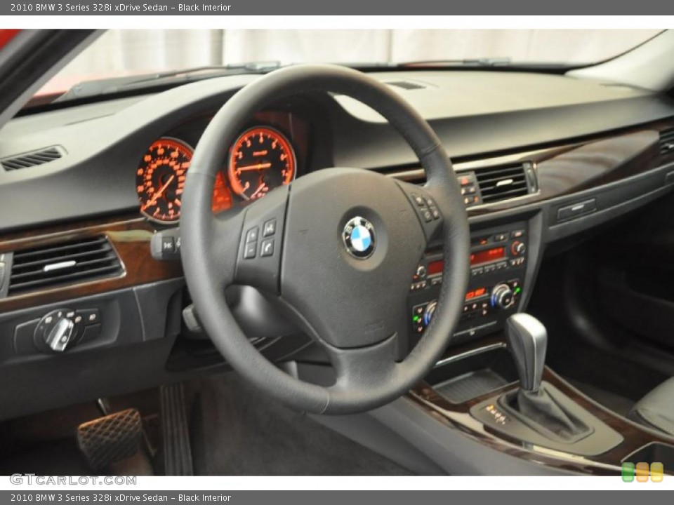 Black Interior Dashboard for the 2010 BMW 3 Series 328i xDrive Sedan #37860388