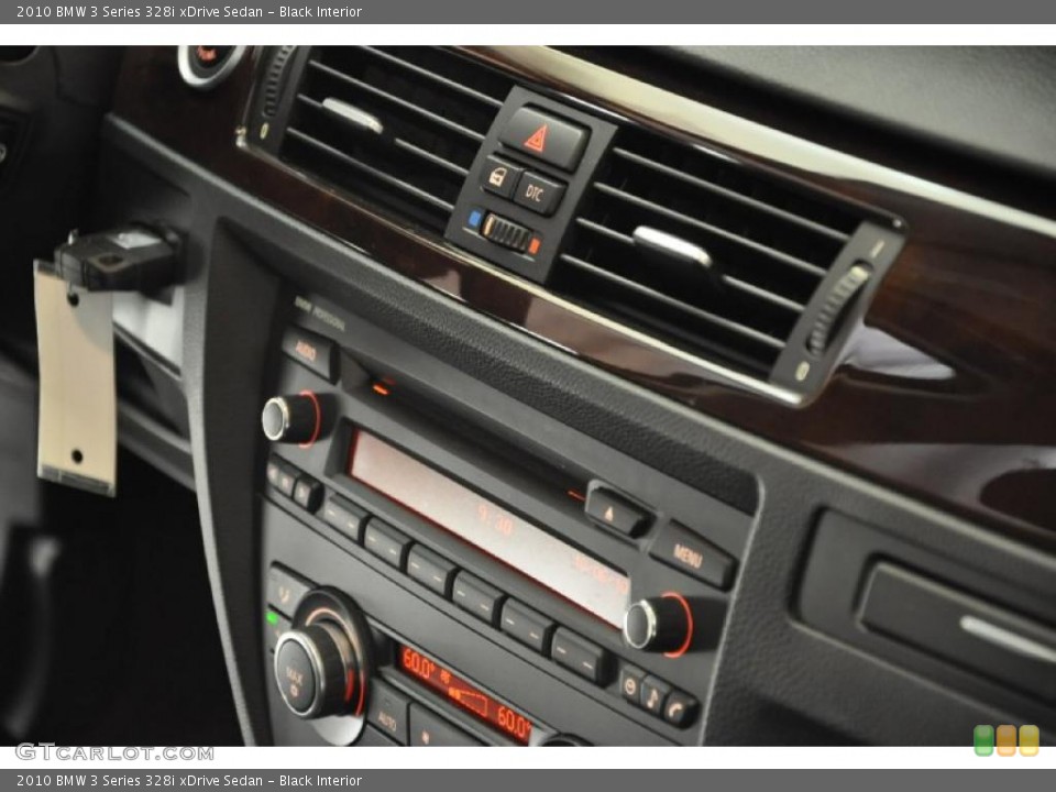 Black Interior Controls for the 2010 BMW 3 Series 328i xDrive Sedan #37860399