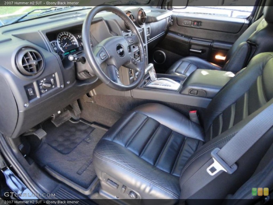 Ebony Black Interior Photo for the 2007 Hummer H2 SUT #37861555