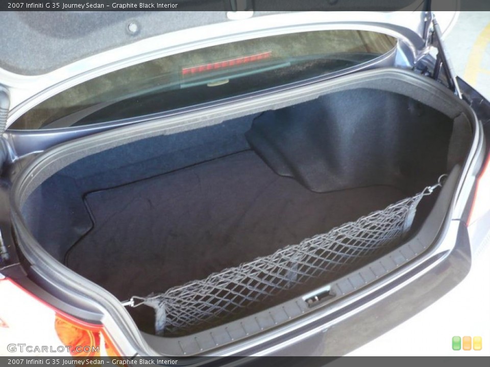 Graphite Black Interior Trunk for the 2007 Infiniti G 35 Journey Sedan #37863715
