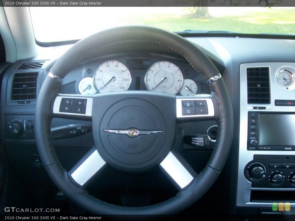 Dark Slate Gray Interior Steering Wheel for the 2010 Chrysler 300 300S V6 #37864963