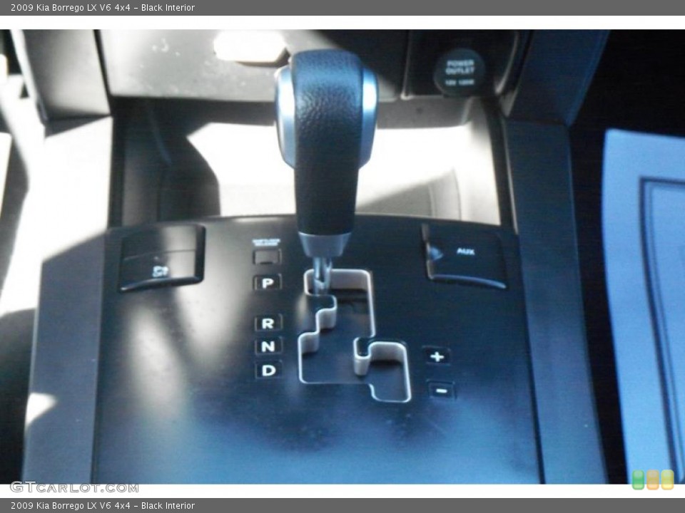 Black Interior Transmission for the 2009 Kia Borrego LX V6 4x4 #37866163
