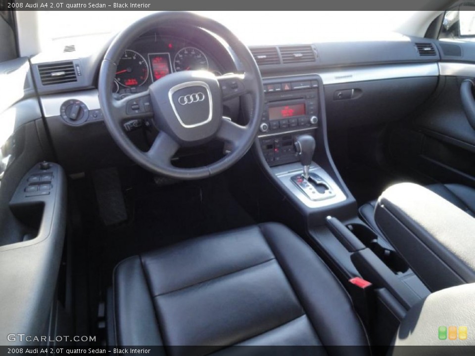 Black Interior Photo for the 2008 Audi A4 2.0T quattro Sedan #37866844