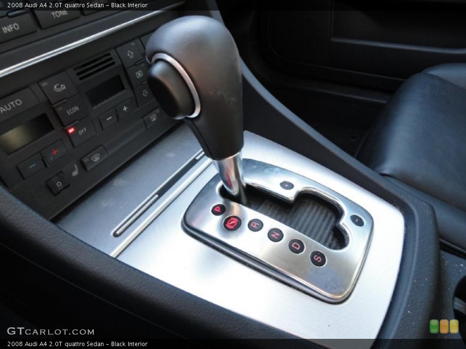 Black Interior Transmission for the 2008 Audi A4 2.0T quattro Sedan #37866892