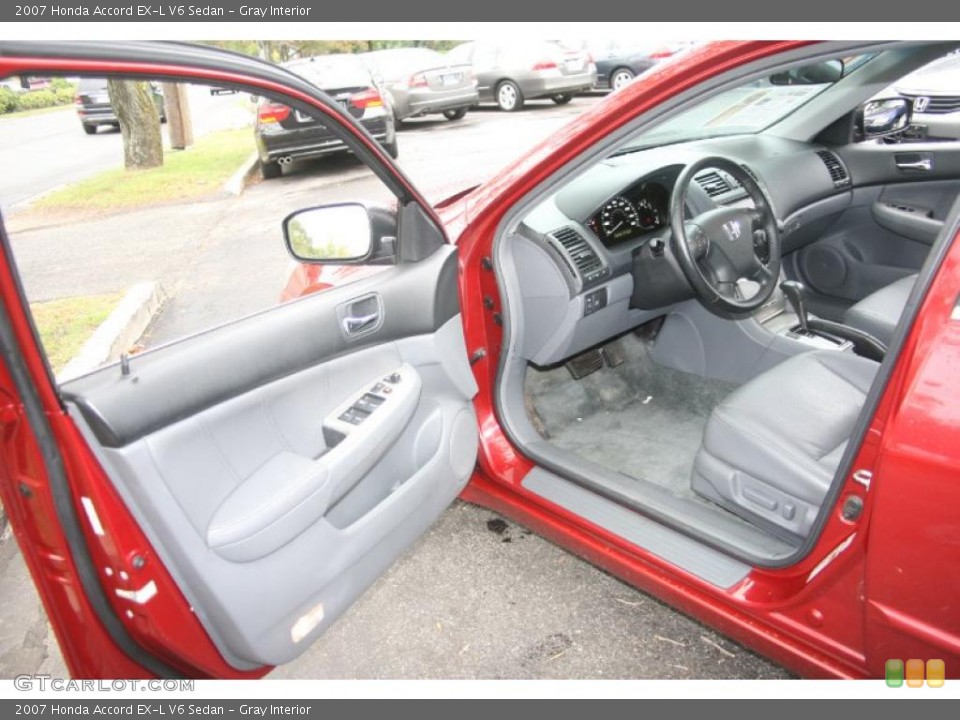 Gray Interior Photo for the 2007 Honda Accord EX-L V6 Sedan #37867064
