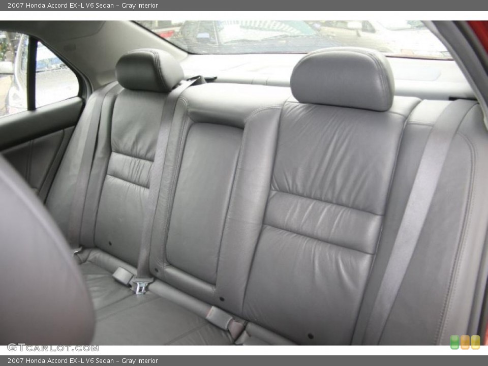 Gray Interior Photo for the 2007 Honda Accord EX-L V6 Sedan #37867096