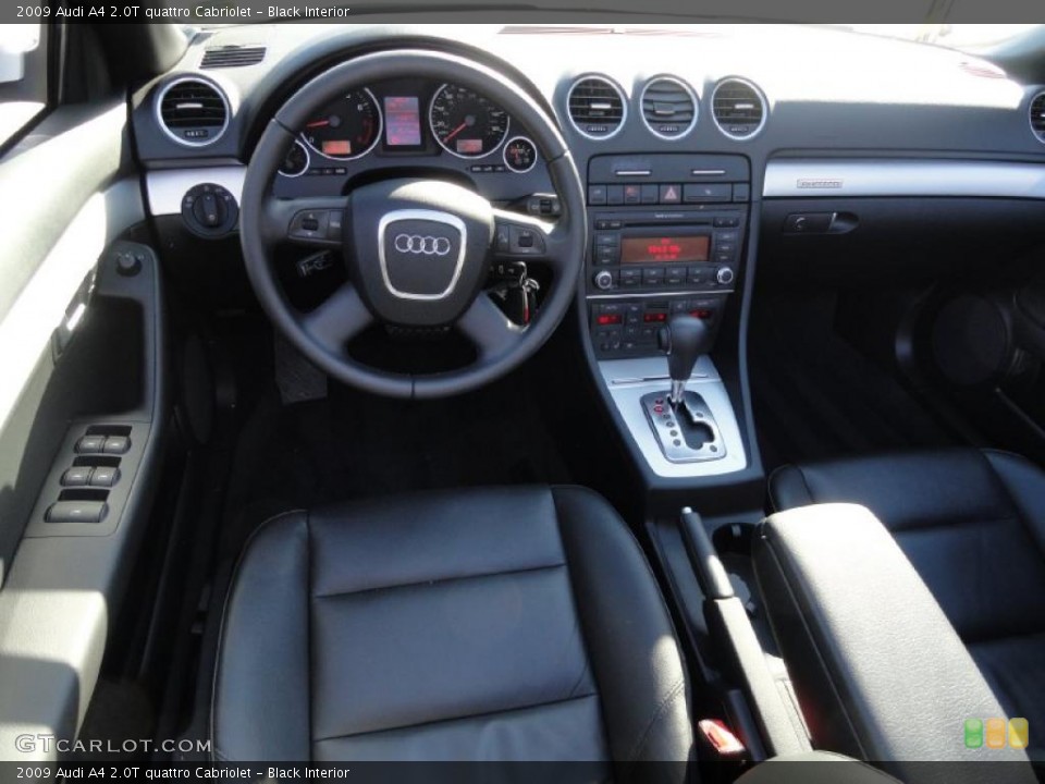 Black Interior Photo for the 2009 Audi A4 2.0T quattro Cabriolet #37867636
