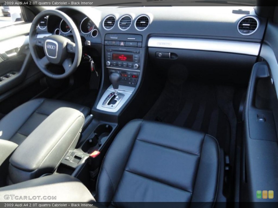 Black Interior Photo for the 2009 Audi A4 2.0T quattro Cabriolet #37867652
