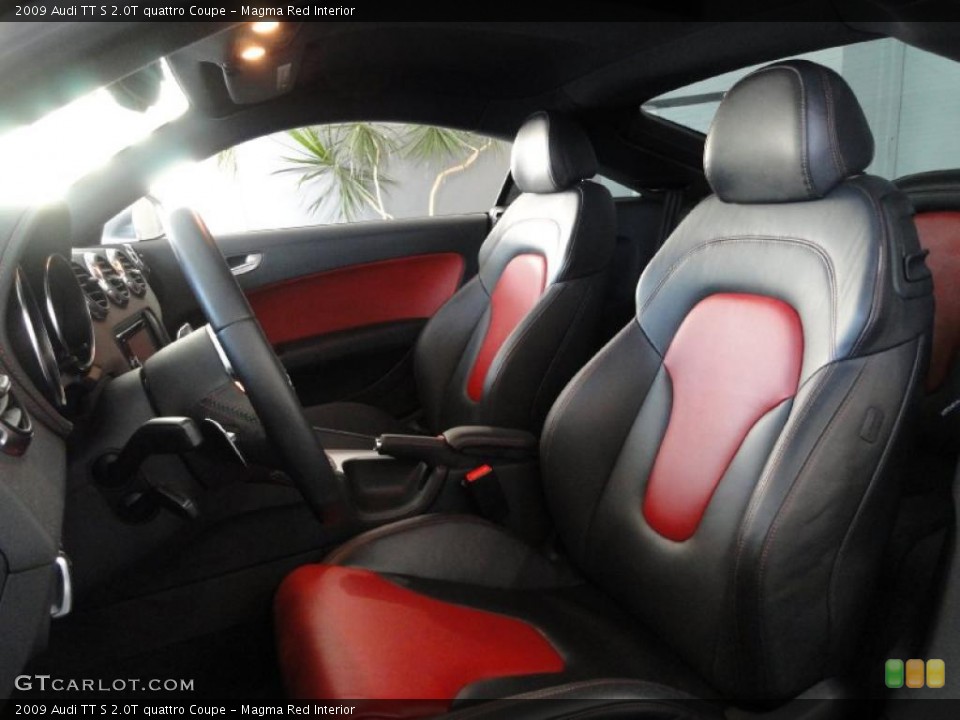 Magma Red Interior Photo for the 2009 Audi TT S 2.0T quattro Coupe #37868316