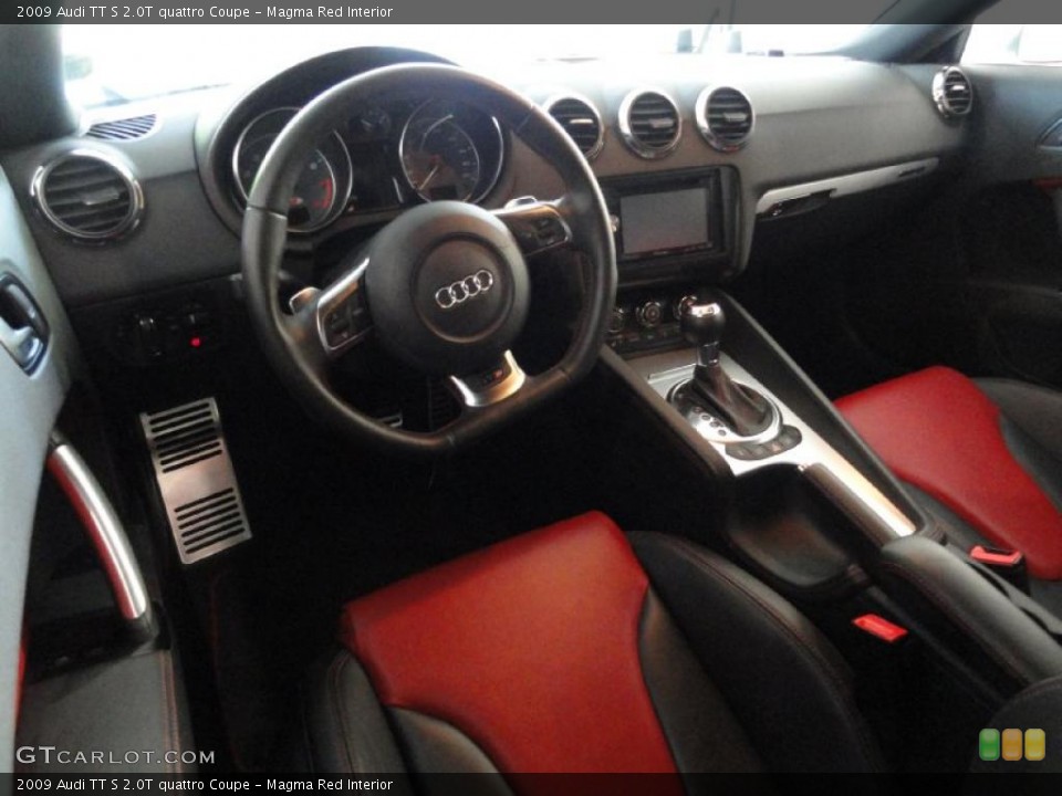 Magma Red Interior Photo for the 2009 Audi TT S 2.0T quattro Coupe #37868364