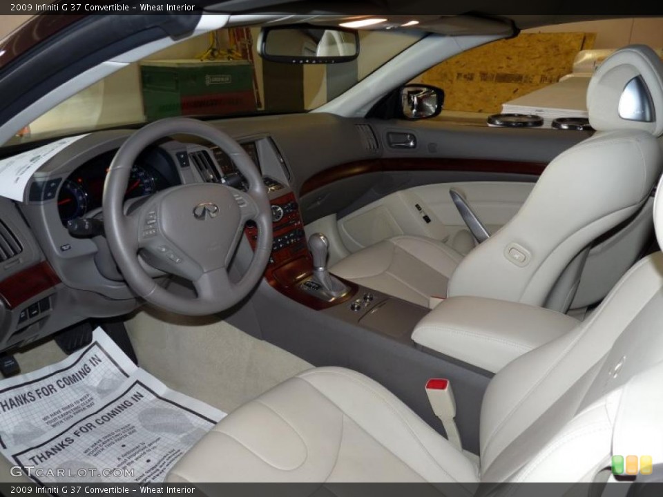 Wheat Interior Photo for the 2009 Infiniti G 37 Convertible #37868416