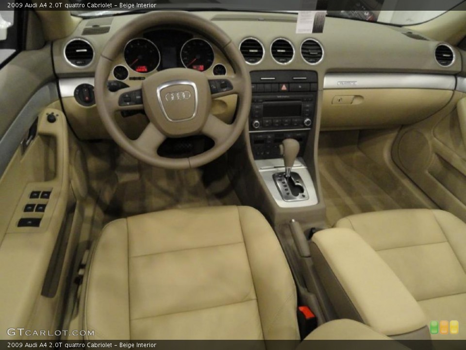Beige Interior Photo for the 2009 Audi A4 2.0T quattro Cabriolet #37868660