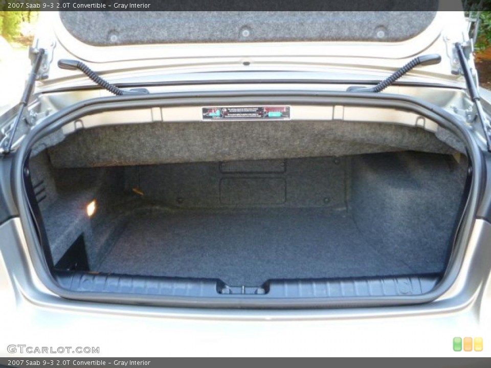 Gray Interior Trunk for the 2007 Saab 9-3 2.0T Convertible #37868860