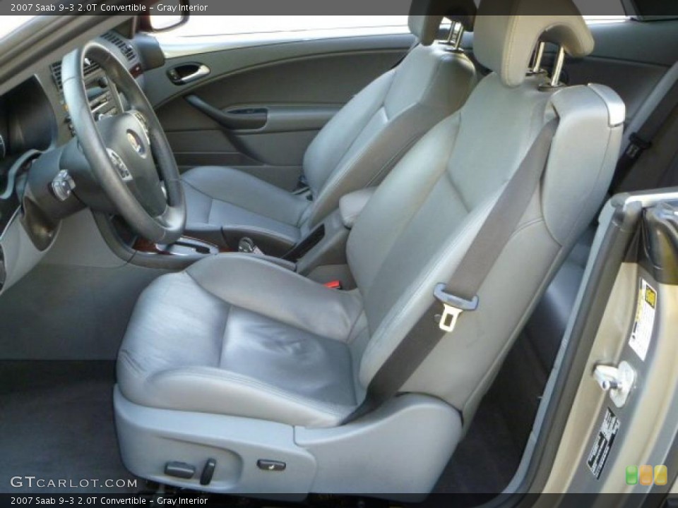 Gray Interior Photo for the 2007 Saab 9-3 2.0T Convertible #37868974