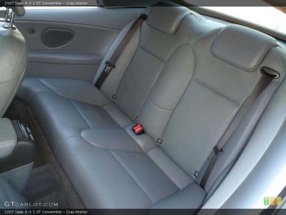 Gray Interior Photo for the 2007 Saab 9-3 2.0T Convertible #37868988