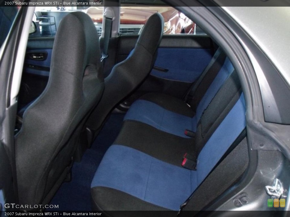 Blue Alcantara Interior Photo for the 2007 Subaru Impreza WRX STi #37871256