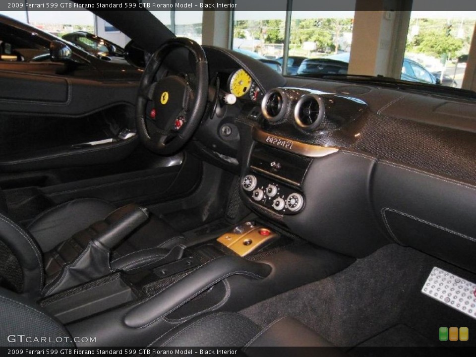 Black Interior Photo for the 2009 Ferrari 599 GTB Fiorano  #37873064