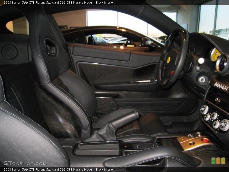 Black Interior Photo for the 2009 Ferrari 599 GTB Fiorano  #37873080