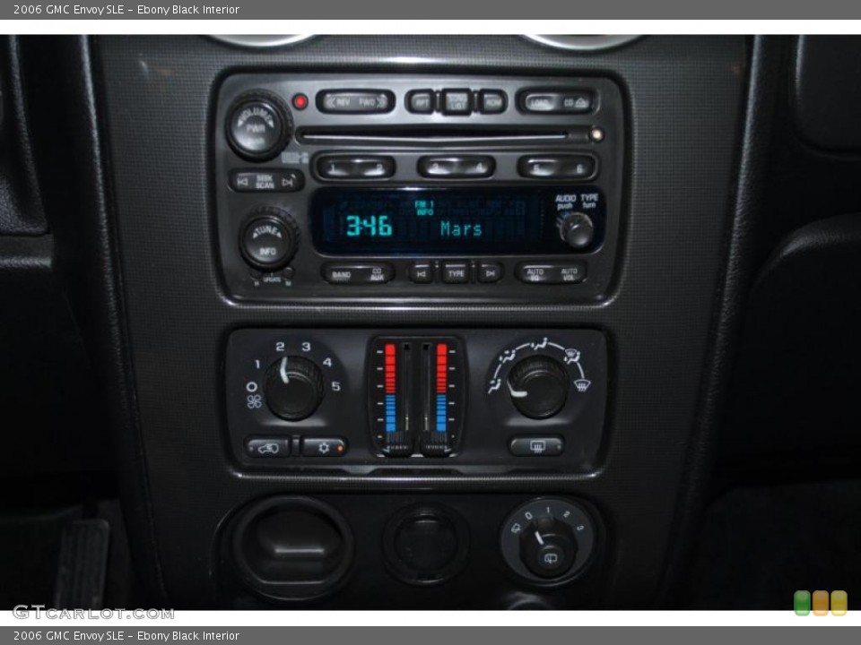 Ebony Black Interior Controls for the 2006 GMC Envoy SLE #37874820
