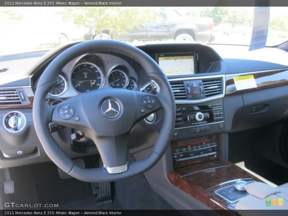 Almond/Black Interior Photo for the 2011 Mercedes-Benz E 350 4Matic Wagon #37876840
