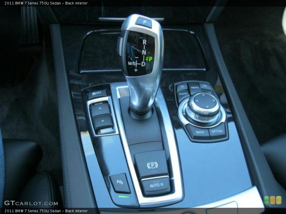 Black Interior Transmission for the 2011 BMW 7 Series 750Li Sedan #37877176