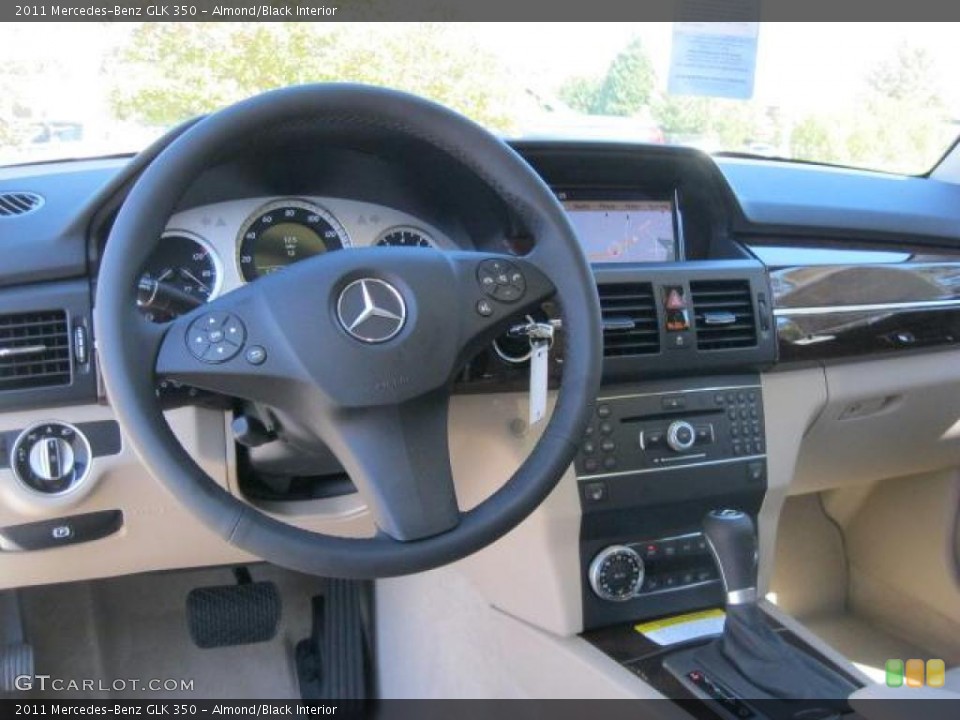 Almond/Black Interior Photo for the 2011 Mercedes-Benz GLK 350 #37877404